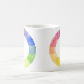 Rainbow-Aquarellring Kaffeetasse (Mittel)
