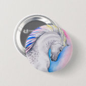 Rainbow Arabian Button (Vorne & Hinten)