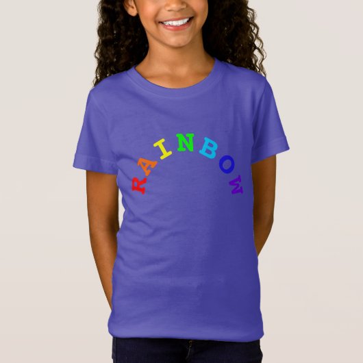 Rainbow Arc Word T - Shirt (Child) (Vorderseite)