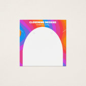 Rainbow Arch Earring Necklace Juwelier Display Car (Vorderseite)