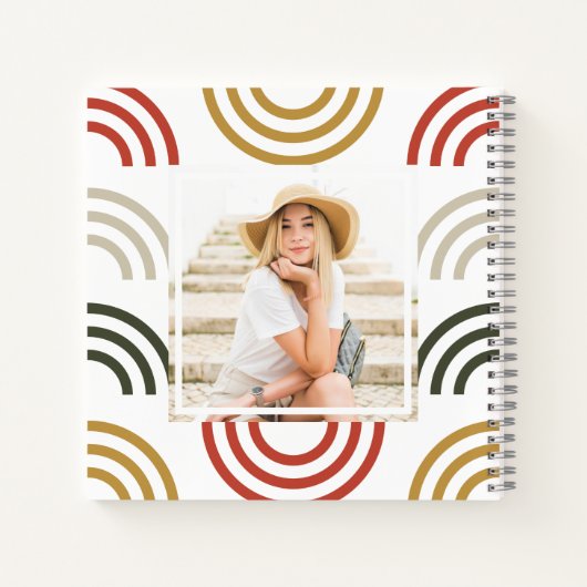 Rainbow Arch Foto Notizblock (Rückseite)