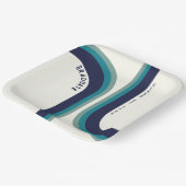 Rainbow Arch Graduation Party Pappteller (Gewinkelt)