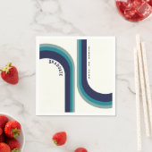 Rainbow Arch Graduation Party Serviette (Beispiel)