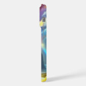 Rainbow Arch Haven: Eine Fantasy Landschaft iPhone Hülle (Linke Seite)