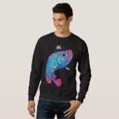 Rainbow Arowana Fisch 378 Sweatshirt (Vorne ganz)