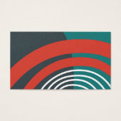 Rainbow Art, blaue, weiße Linie Kunst (Vorderseite)