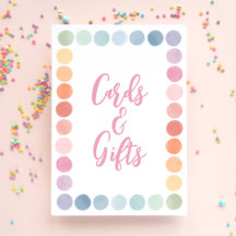 Rainbow Art Geburtstagsparty Cards und Geschenke