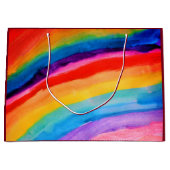 Rainbow Art Große Geschenktüte (Vorderseite)