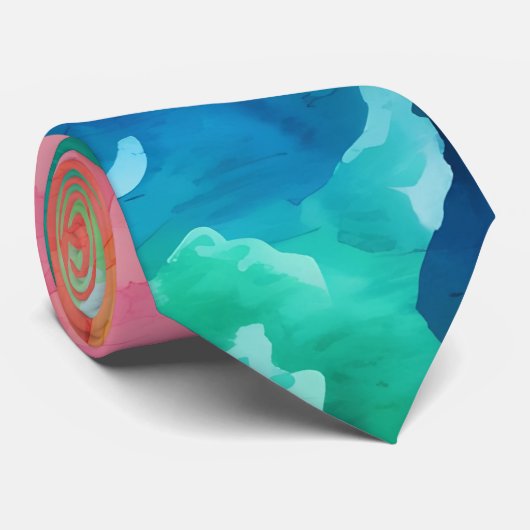Rainbow Art Krawatte (Gerollt)