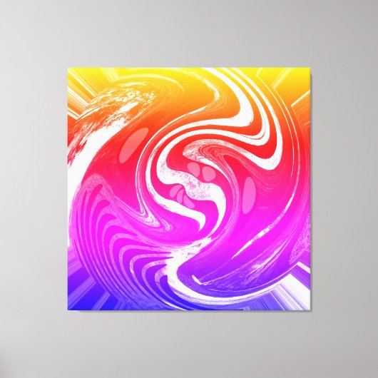 Rainbow-Art Leinwanddruck (Vorderseite)