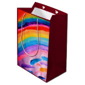 Rainbow Art Mittlere Geschenktüte (Rückseite Schrägansicht)