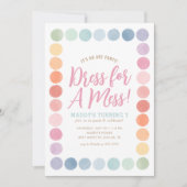 Rainbow Art Painting Geburtstagsparty Einladung (Vorderseite)