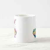 Rainbow Art Ramen Noodles und Chopsticks Kaffeetasse (Mittel)