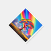 Rainbow Art Serviette (Ecke)