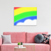 Rainbow Art Wrapped Canvas Leinwanddruck (Insitu (Wohnzimmer))