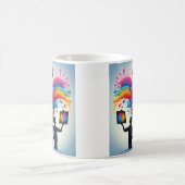 Rainbow Artist Painter tea Tasse cup Keramik (Mittel)