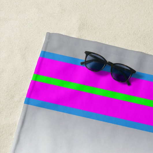 Rainbow Artistic Eye Strandtuch (Beispiel)