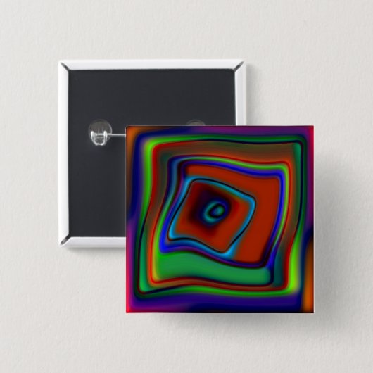 Rainbow Askew Button (Vorne & Hinten)