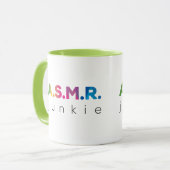 Rainbow ASMR junkie Tasse (Vorderseite Links)
