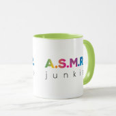Rainbow ASMR junkie Tasse (VorderseiteRechts)