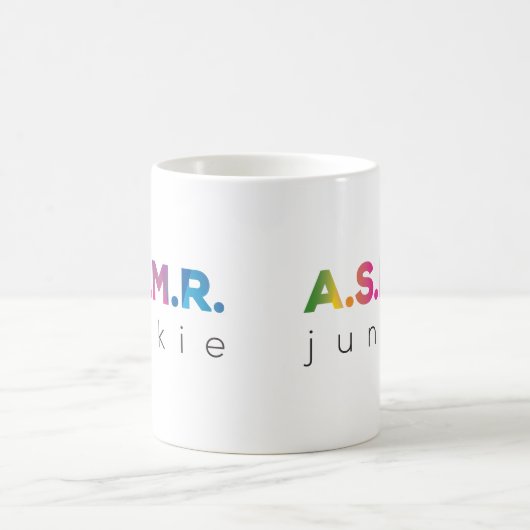 Rainbow ASMR junkie Tasse (Mittel)