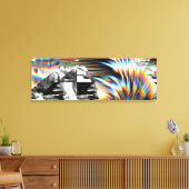 Rainbow Assault  Canvas Print Leinwanddruck (Insitu (Wohnzimmer))