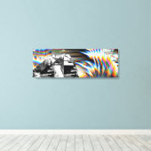 Rainbow Assault  Canvas Print Leinwanddruck (Insitu (Holzboden))