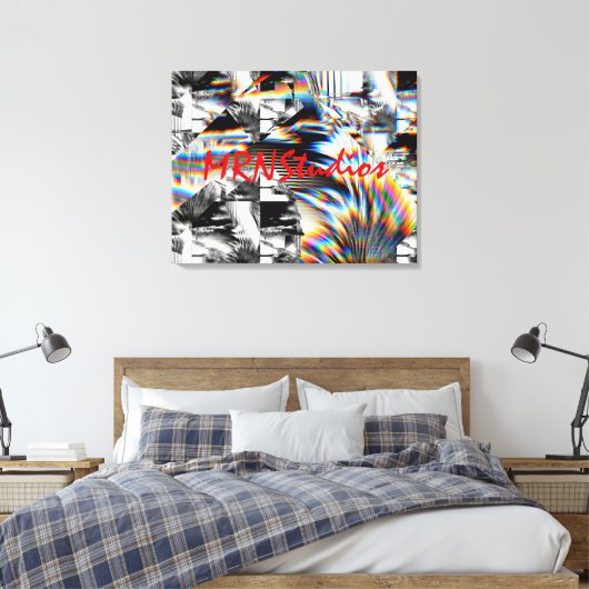 Rainbow Assault Canvas Print Leinwanddruck (Insitu (Schlafzimmer))