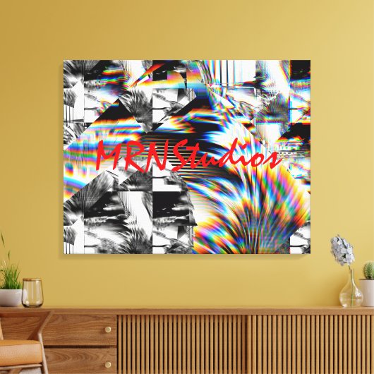 Rainbow Assault Canvas Print Leinwanddruck (Insitu (Wohnzimmer))