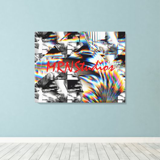 Rainbow Assault Canvas Print Leinwanddruck (Insitu (Holzboden))
