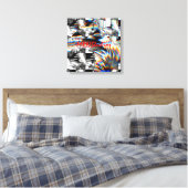 Rainbow Assault Canvas Print Leinwanddruck (Insitu (Schlafzimmer))