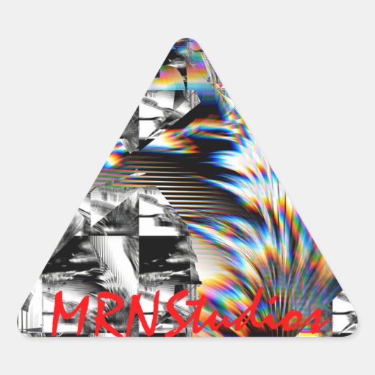 Rainbow Assault Dreieckiger Aufkleber (Vorderseite)