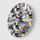Rainbow Assault Große Wanduhr (Winkel)