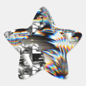 Rainbow Assault Klassischer Rundaufkleber Stern-Aufkleber (Vorderseite)