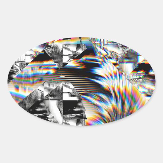 Rainbow Assault Ovaler Aufkleber (Vorderseite)