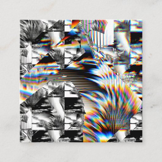 Rainbow Assault Quadratische Visitenkarte (Vorderseite)