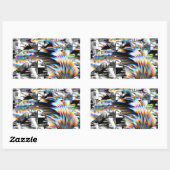 Rainbow Assault Rechteckiger Aufkleber (Blatt)