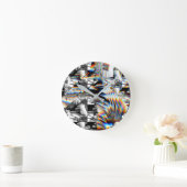 Rainbow Assault   Runde Wanduhr (Zuhause)