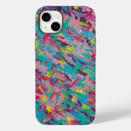 Rainbow Ästhetische Abstrakte Malerei iPhone 16 Hülle