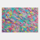 Rainbow Ästhetische Abstrakte Printwerbung Geschenkpapier Set (Vorderseite 3)