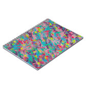 Rainbow Ästhetische Abstrakte Printwerbung Notizblock (Linke Seite)