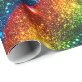 Rainbow Astral Glitzer nur Liebe ist real Geschenkpapier (Rolleneckpunkt)