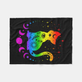 Rainbow Astrologie Kat Lgbt Gay Pride Flag Fleecedecke (Vorderseite (Horizontal))