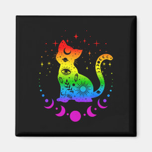 Rainbow Astrologie Kat Lgbt Gay Pride Flag Magnet
