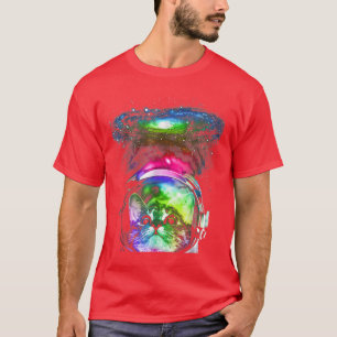 Rainbow Astronaut Space Cat Cosmos Katze für Kätzc T-Shirt