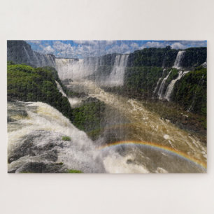 Rainbow at Iguazu Falls in Brazil Puzzle