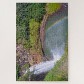 Rainbow at Wailua Falls, Kauai, Hawaii Puzzle (Vertikal)
