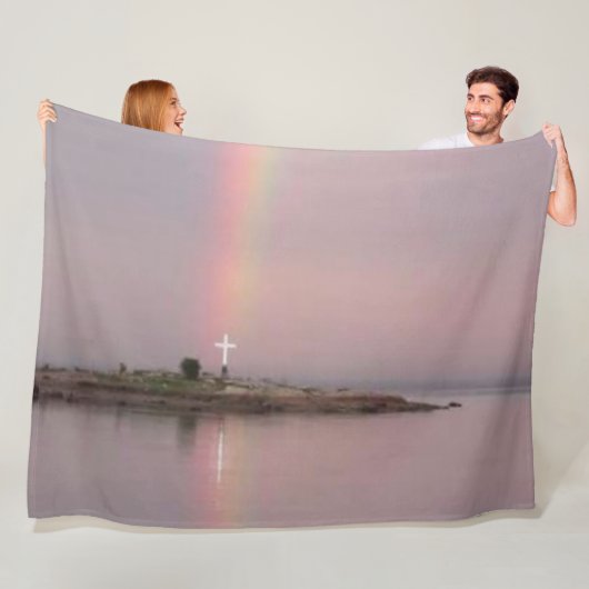 RAINBOW auf einem CROSS Fleecedecke (Beispiel)