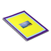 Rainbow auf einem Spiral Foto Album Notebook Notizblock (Rechte Seite)