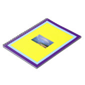 Rainbow auf einem Spiral Foto Album Notebook Notizblock (Linke Seite)